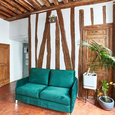 Bnbnook - Unique 1br Steps From Montorgueil Apartmán Paříž