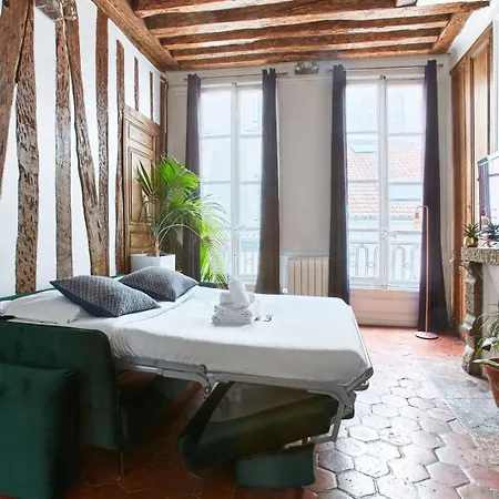 Bnbnook - Unique 1br Steps From Montorgueil Apartmán *