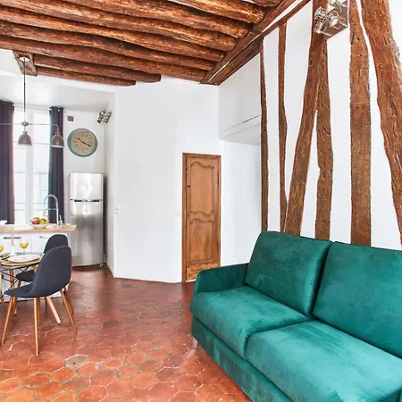 Bnbnook - Unique 1br Steps From Montorgueil Apartmán Paříž